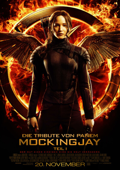 Filmplakat Die Tribute von Panem - Mockingjay Teil 1